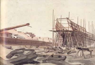 Shipyard of Marseille by Antoine Roux